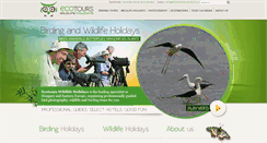 Desktop Screenshot of ecotourswildlife.co.uk